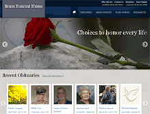 Tablet Screenshot of bramfuneralservices.com